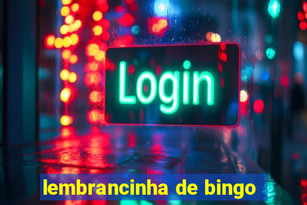 lembrancinha de bingo